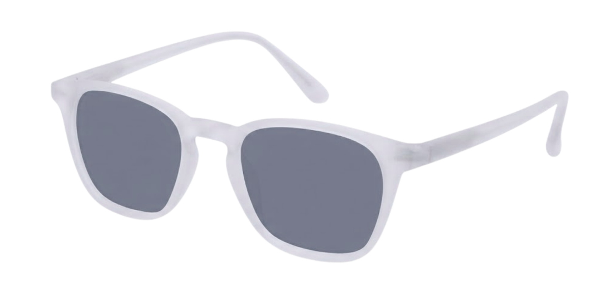 Light Blue Full Rim Round Magneto Eyeglasses