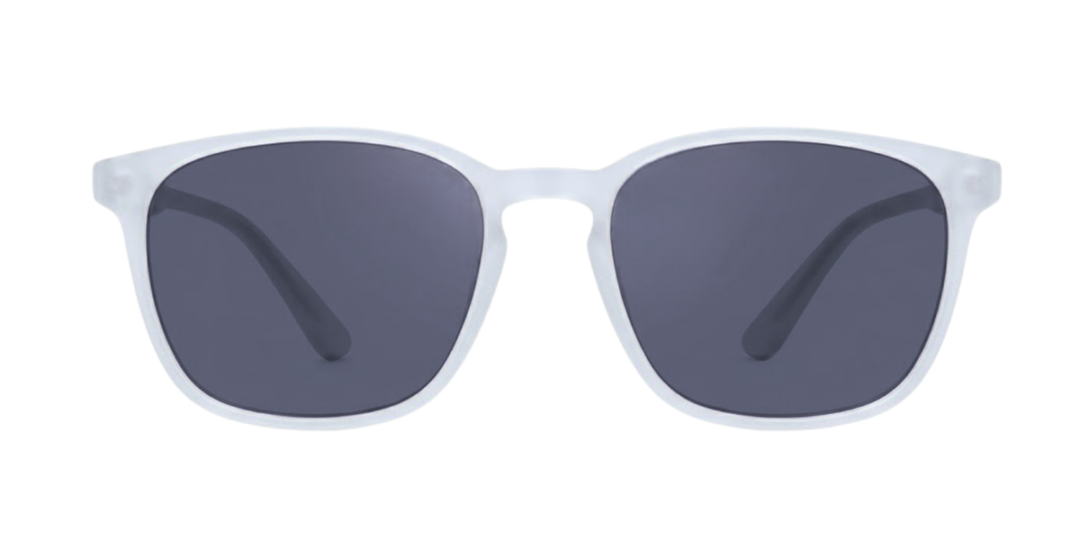 Light Blue Full Rim Round Magneto Eyeglasses