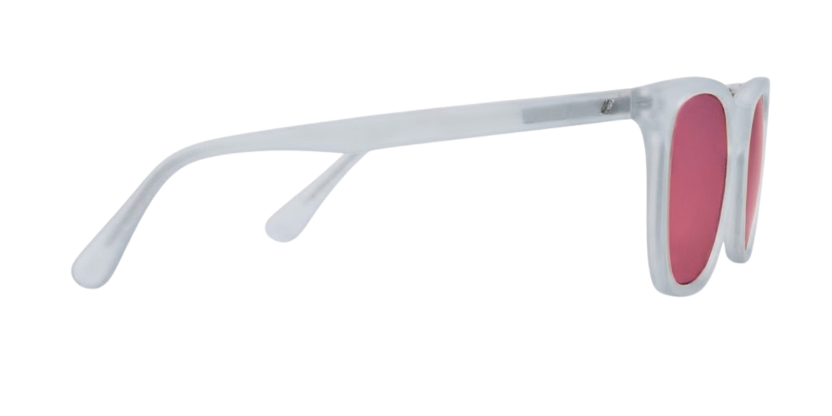 White Full Rim Round Magneto Eyeglasses