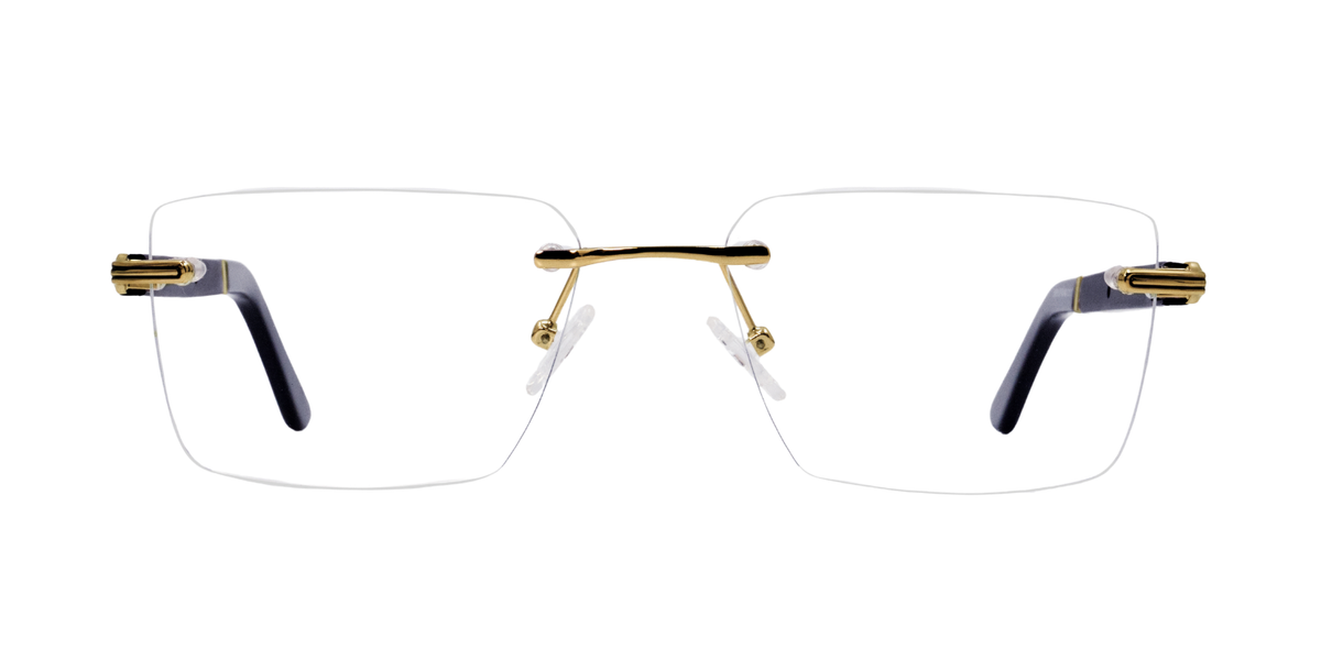 Rimless Rectangle Premium Eyeglasses