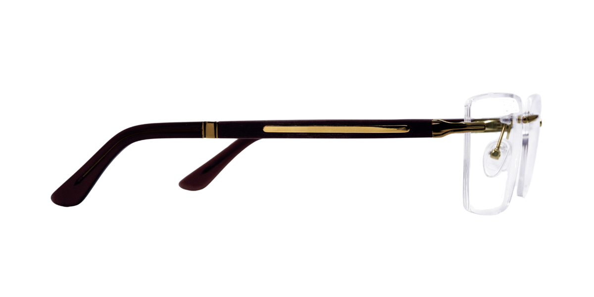 Rimless Rectangle Premium Eyeglasses