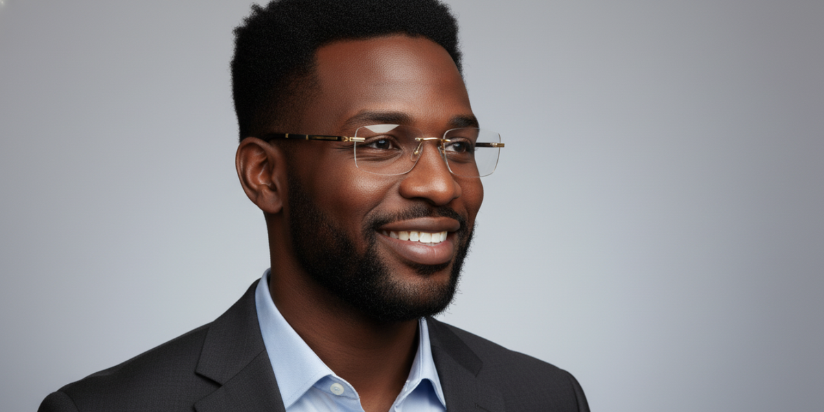 Rimless Rectangle Premium Eyeglasses