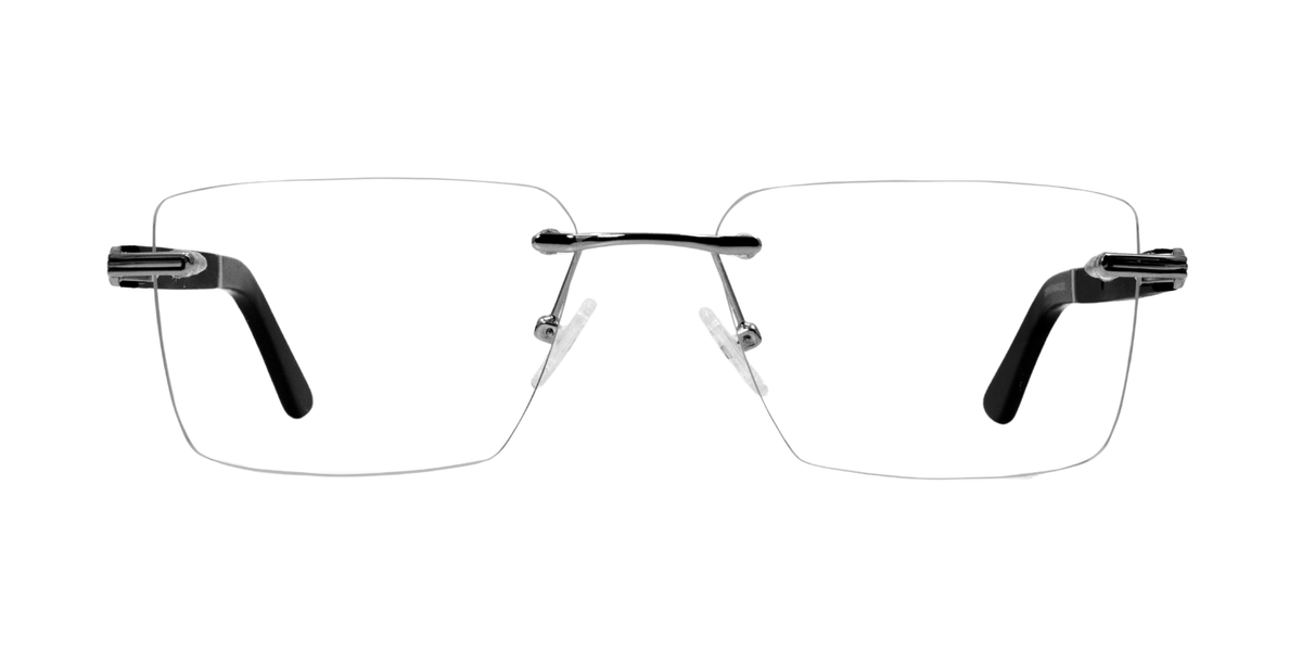 Rimless Rectangle Premium Eyeglasses