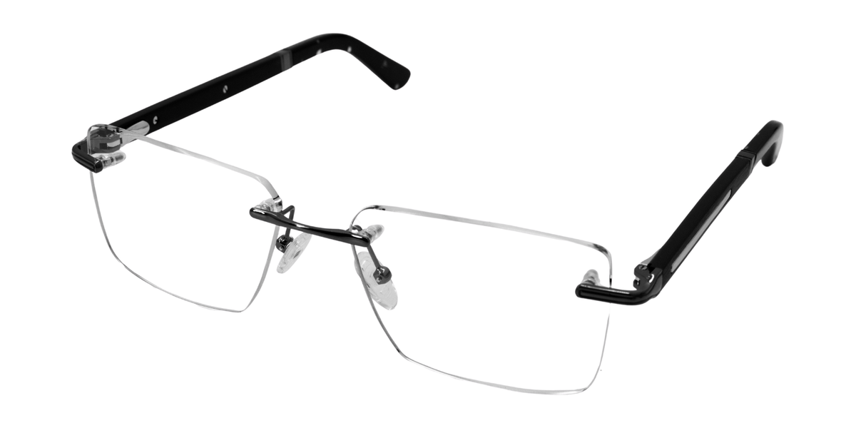 Rimless Rectangle Premium Eyeglasses