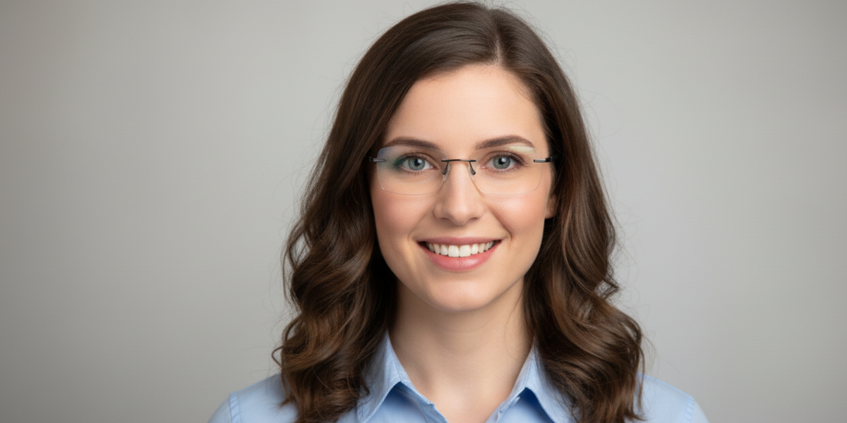 Rimless Rectangle Premium Eyeglasses