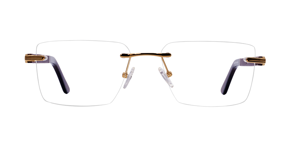 Rimless Rectangle Premium Eyeglasses