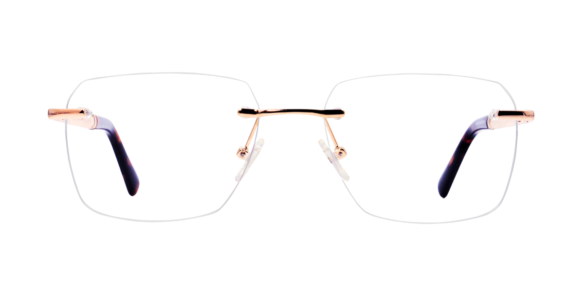 Rimless Rectangle Premium Eyeglasses