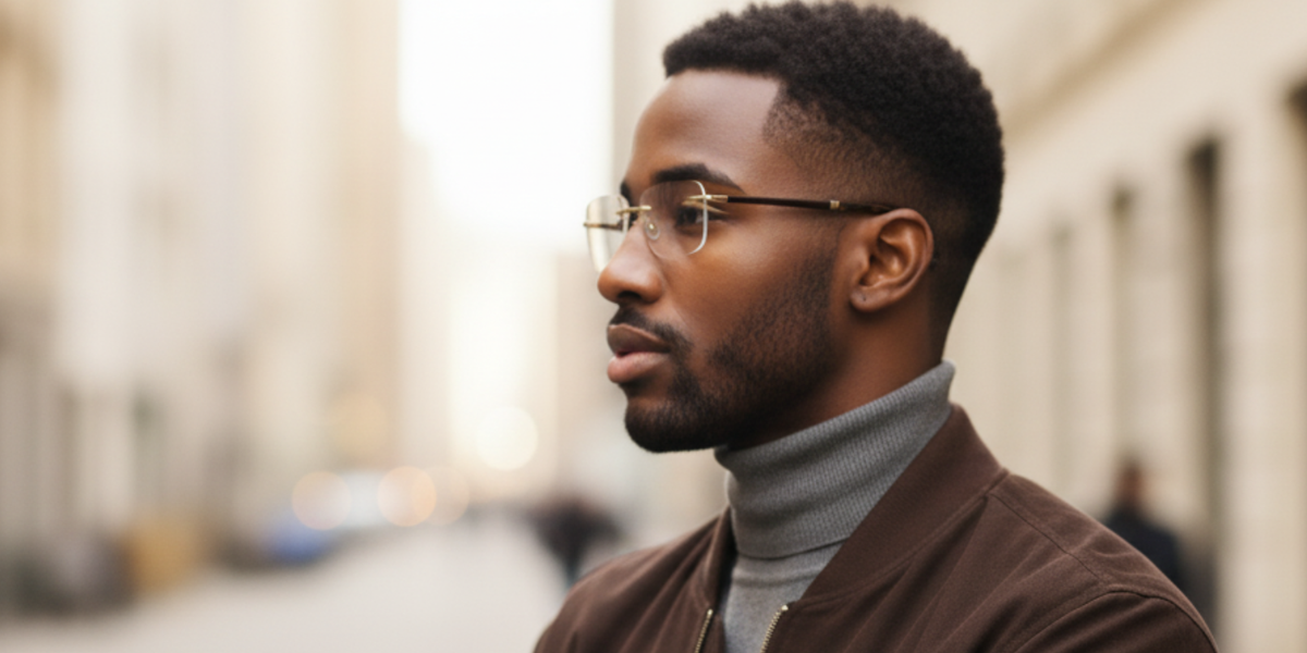 Rimless Rectangle Premium Eyeglasses