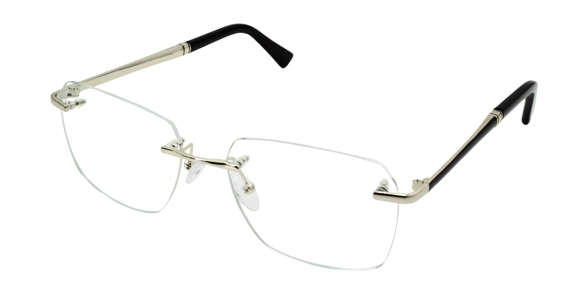 Rimless Rectangle Premium Eyeglasses