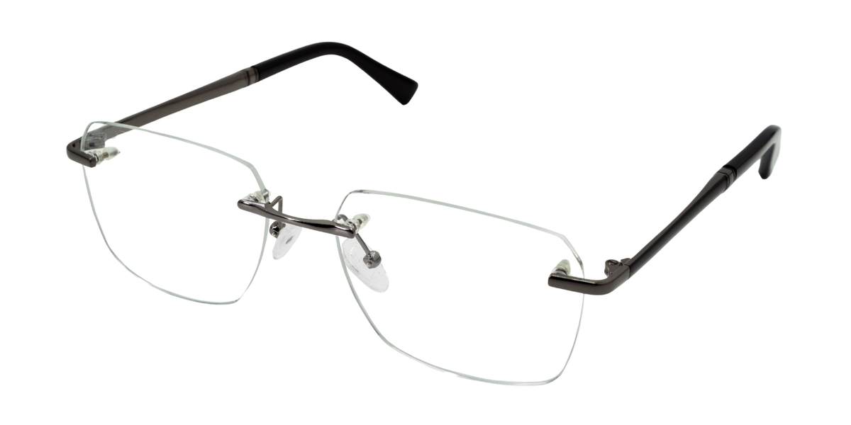 Rimless Rectangle Premium Eyeglasses