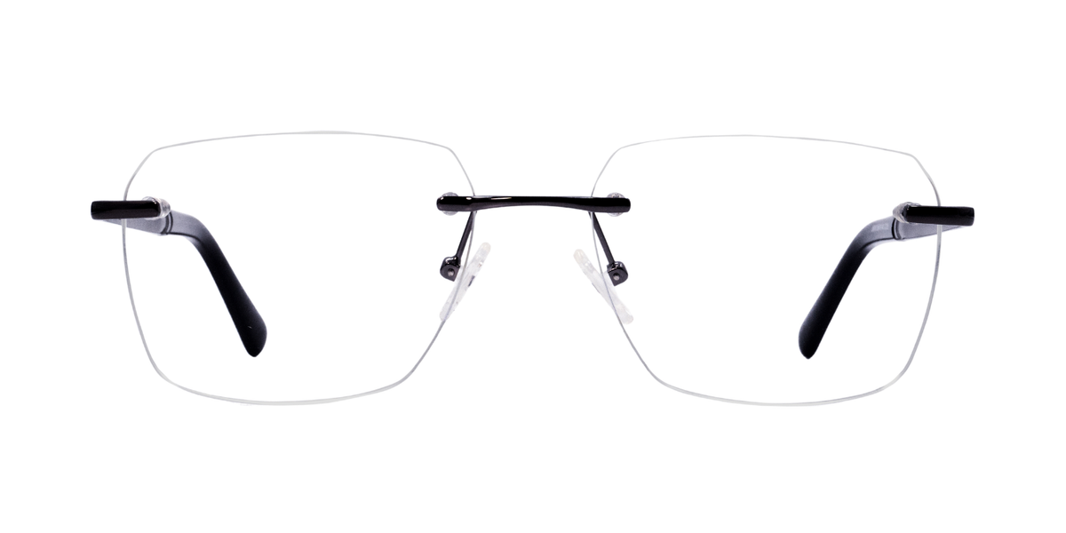 Rimless Rectangle Premium Eyeglasses