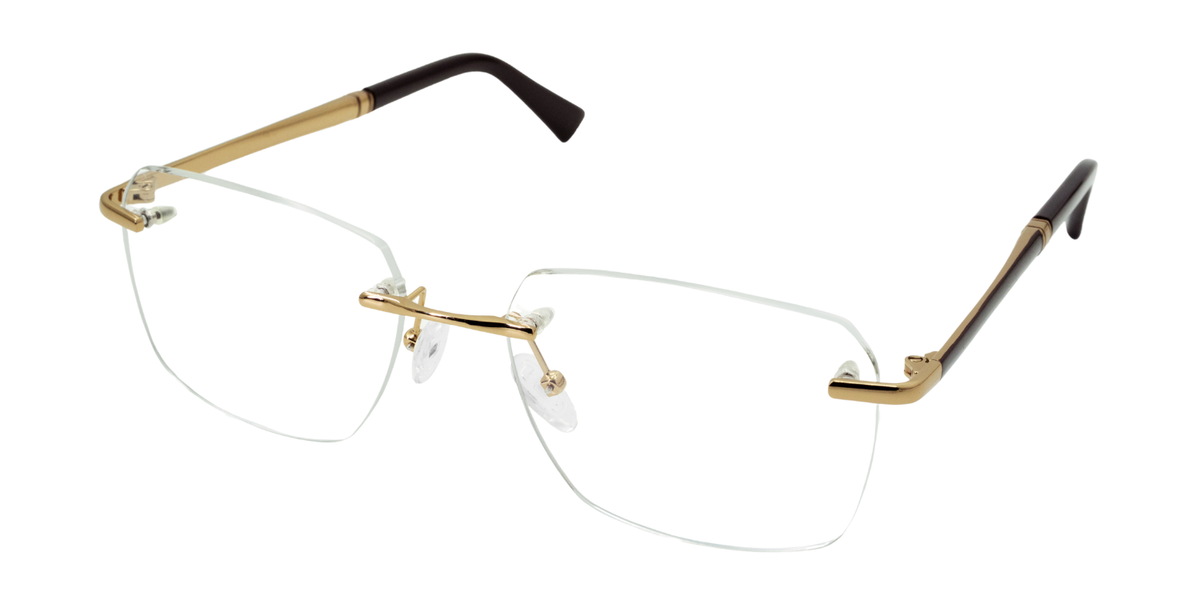 Rimless Rectangle Premium Eyeglasses