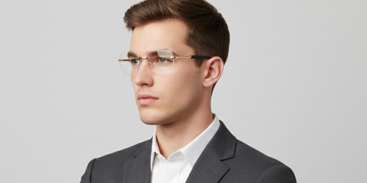 Rimless Cat Eye Premium Eyeglasses