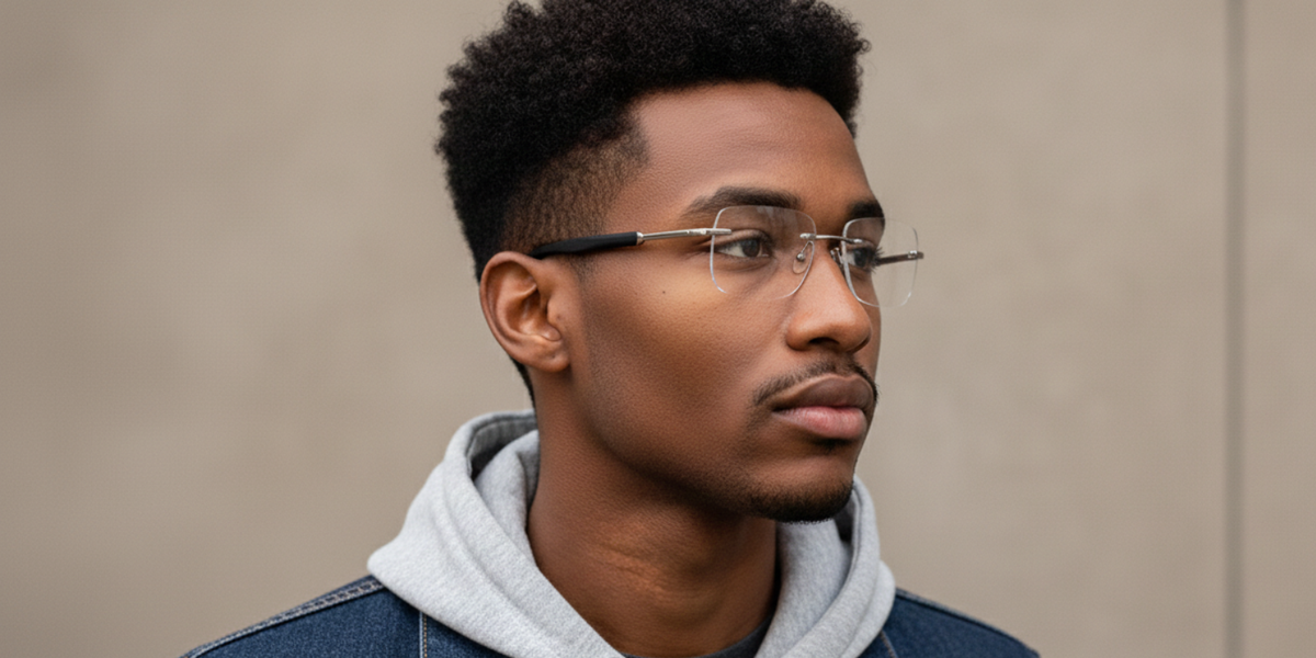 Rimless Cat Eye Premium Eyeglasses