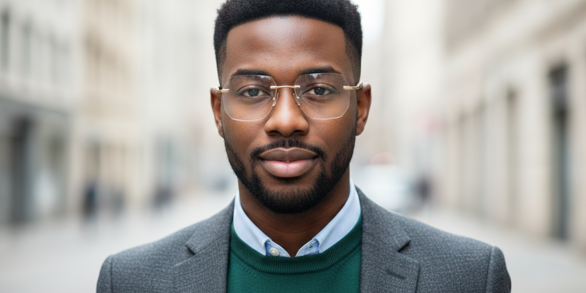 Rimless Cat Eye Premium Eyeglasses