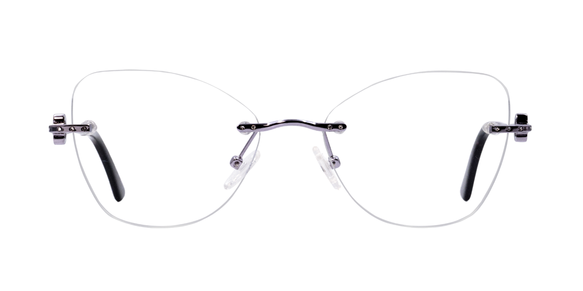Rimless Cat Eye Premium Eyeglasses
