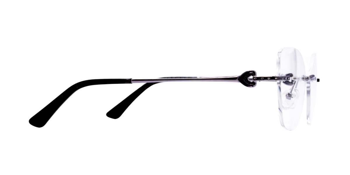 Rimless Cat Eye Premium Eyeglasses