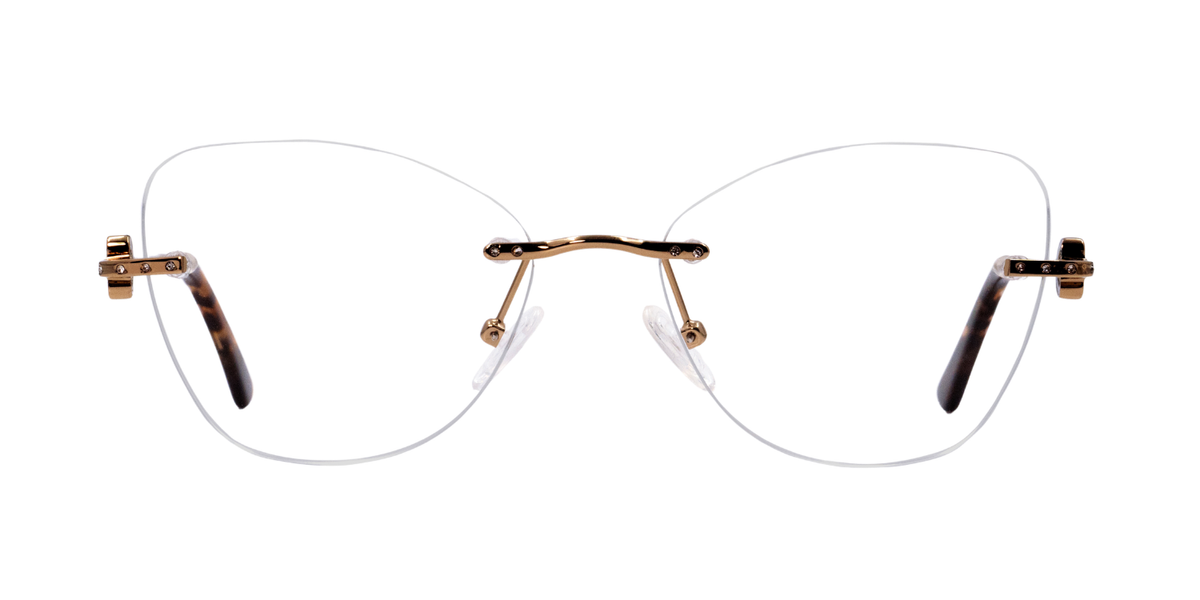 Rimless Cat Eye Premium Eyeglasses