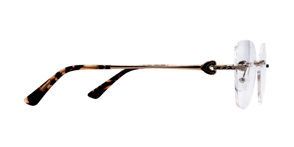 Rimless Cat Eye Premium Eyeglasses