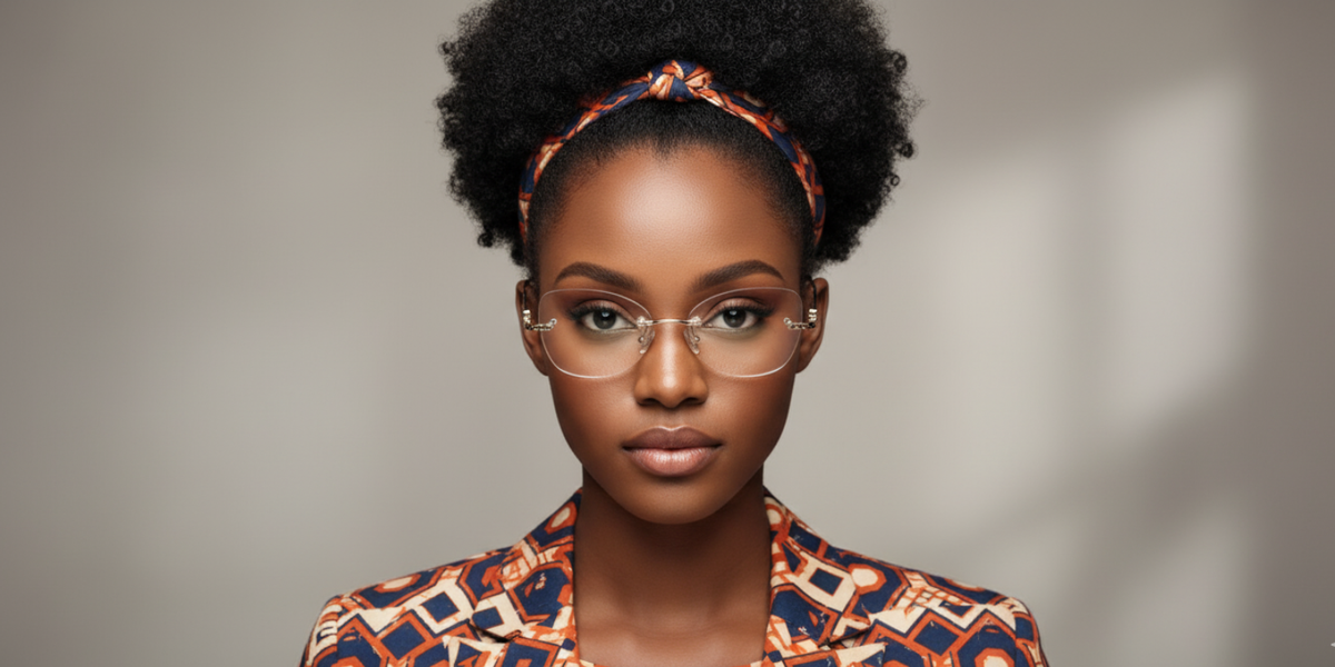 Rimless Cat Eye Premium Eyeglasses