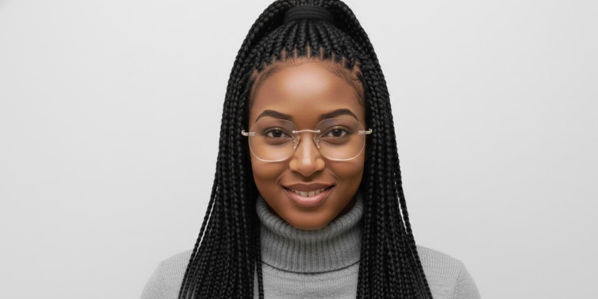 Rimless Cat Eye Premium Eyeglasses
