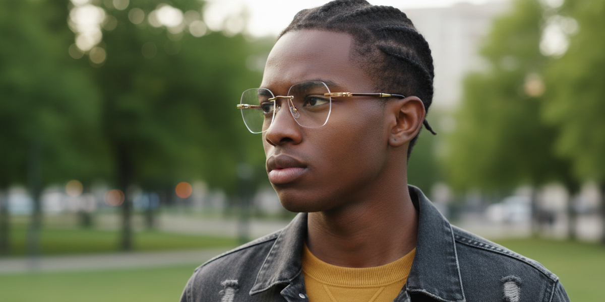 Rimless Cat Eye Premium Eyeglasses