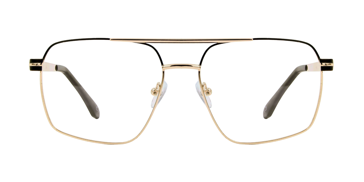 Full Rim Double Bridge Square Classic Eyeglasses