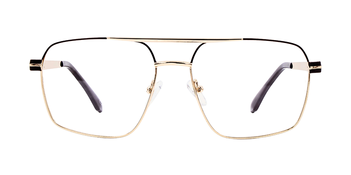 Full Rim Double Bridge Square Classic Eyeglasses