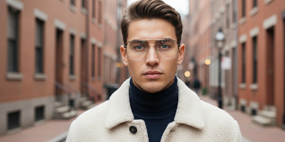 Full Rim Double Bridge Square Classic Eyeglasses