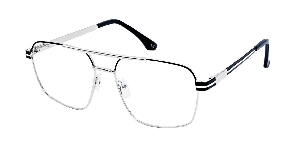 Full Rim Double Bridge Square Classic Eyeglasses