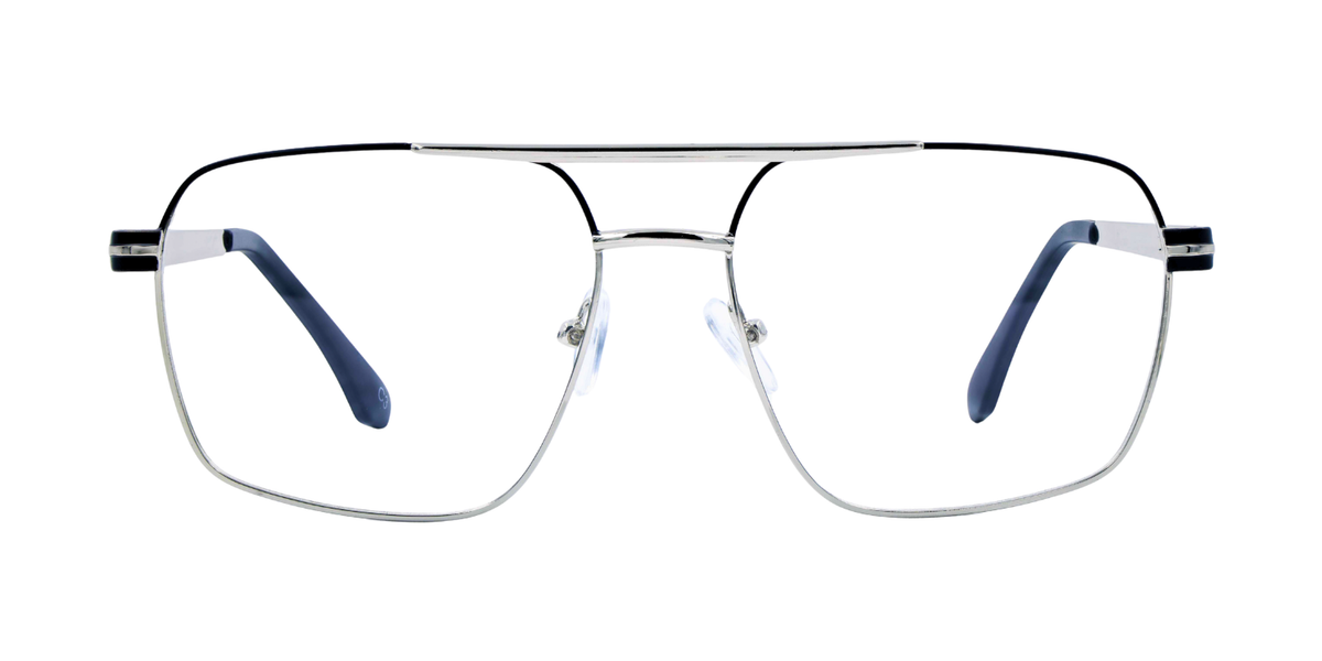 Full Rim Double Bridge Square Classic Eyeglasses