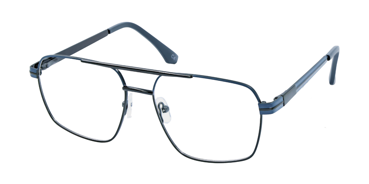 Full Rim Double Bridge Square Classic Eyeglasses
