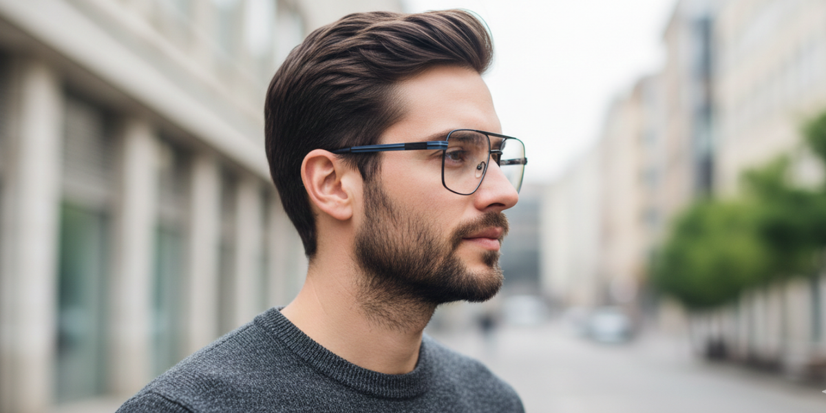 Full Rim Double Bridge Square Classic Eyeglasses