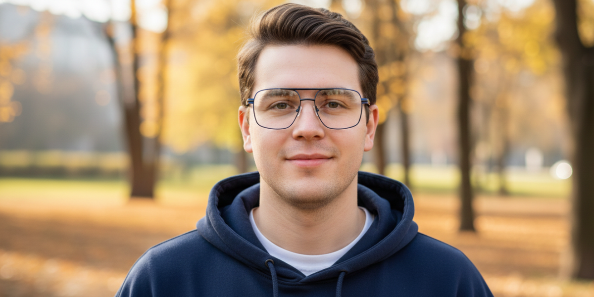 Full Rim Double Bridge Square Classic Eyeglasses