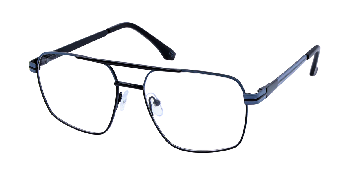 Full Rim Double Bridge Square Classic Eyeglasses