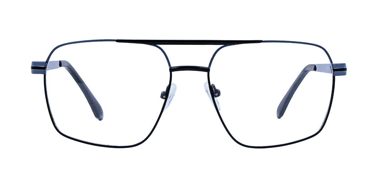 Full Rim Double Bridge Square Classic Eyeglasses