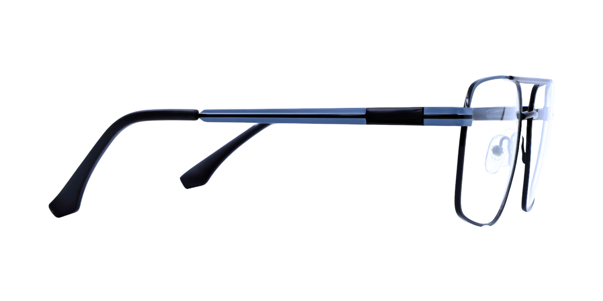 Full Rim Double Bridge Square Classic Eyeglasses