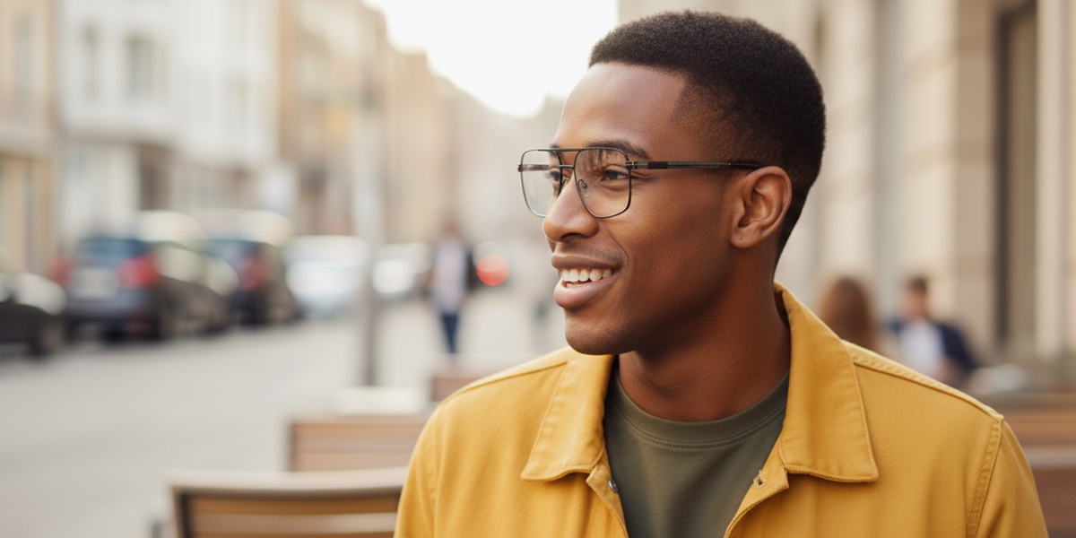 Full Rim Double Bridge Square Classic Eyeglasses