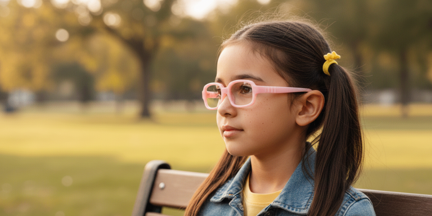 Full Rim Rectangle Magneto Classic Kids Eyeglasses