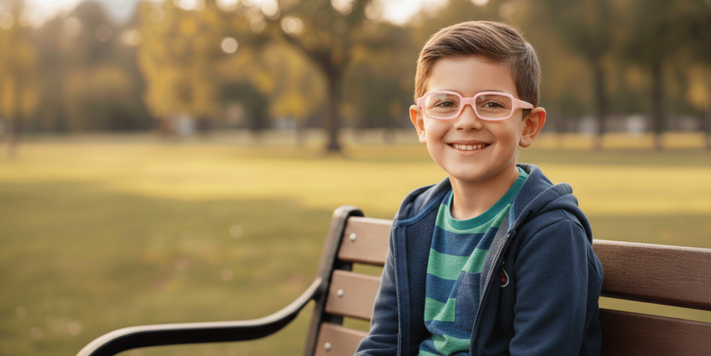 Full Rim Rectangle Magneto Classic Kids Eyeglasses