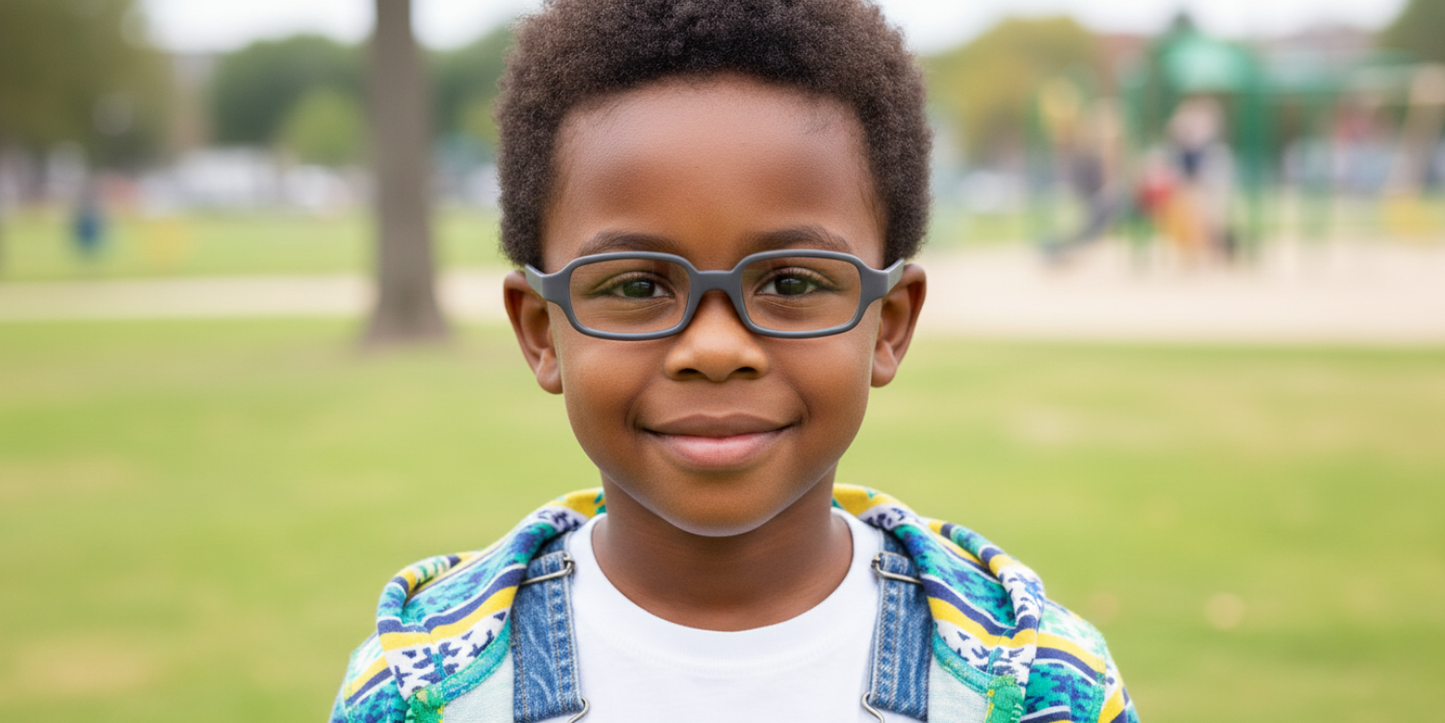 Full Rim Rectangle Magneto Classic Kids Eyeglasses