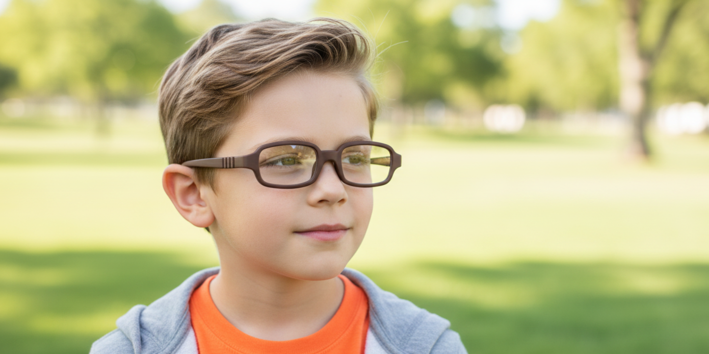 Full Rim Rectangle Magneto Classic Kids Eyeglasses