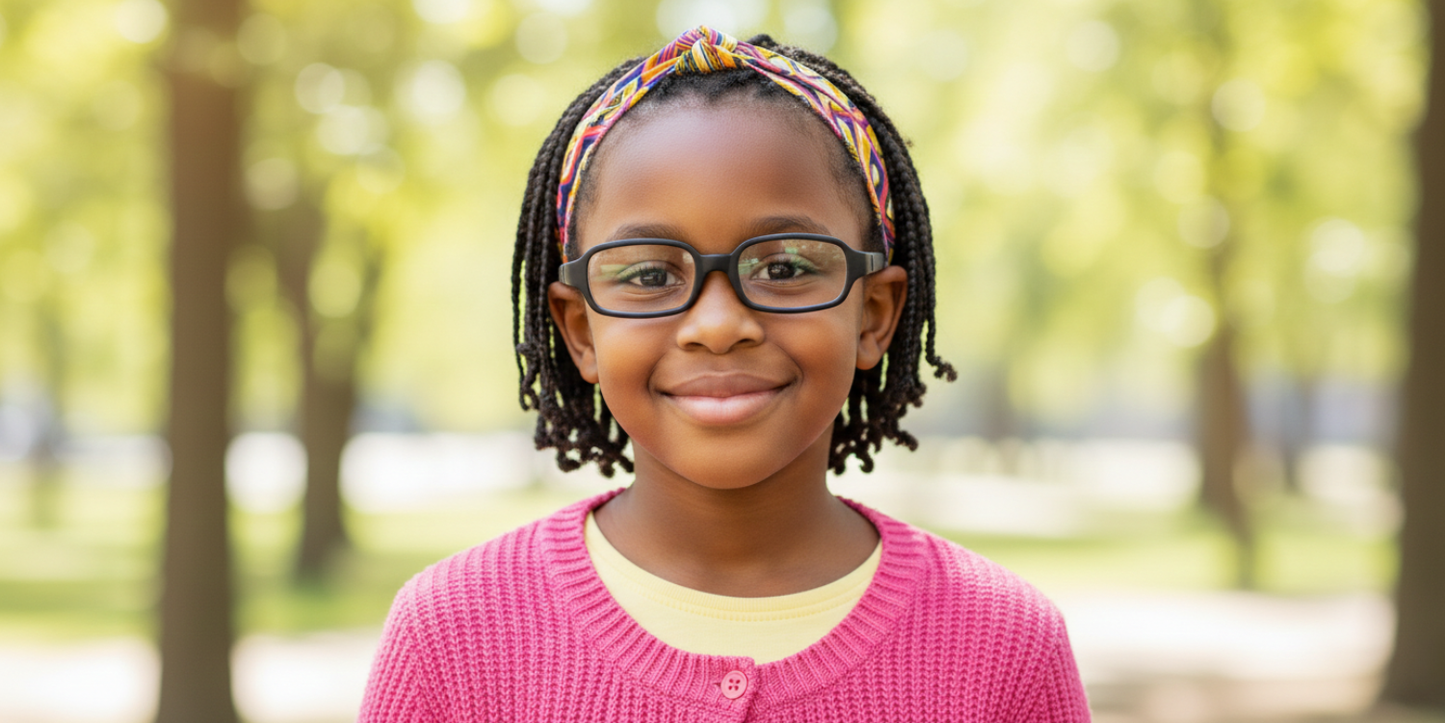 Full Rim Rectangle Magneto Classic Kids Eyeglasses