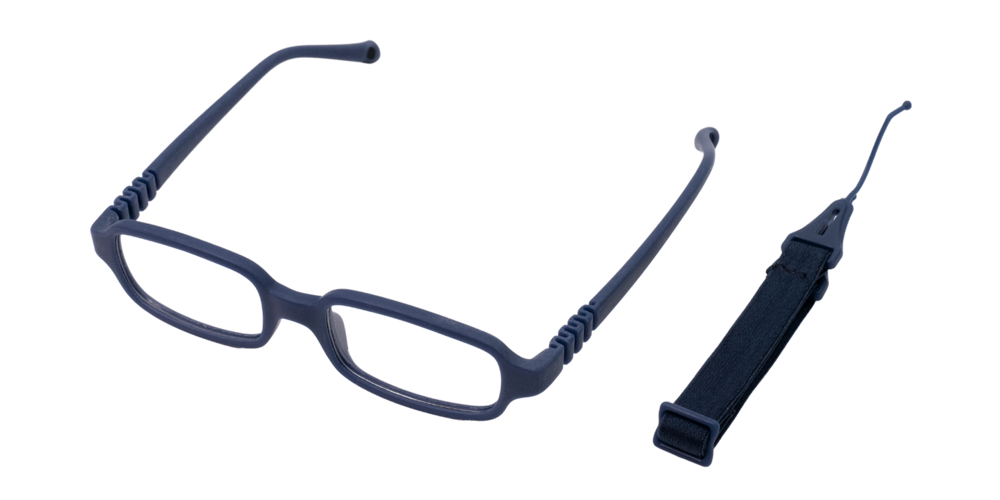 Full Rim Rectangle Magneto Classic Kids Eyeglasses