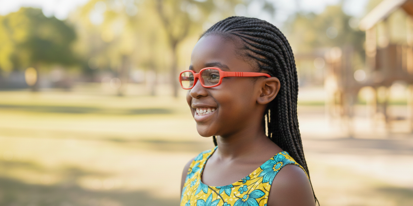 Full Rim Rectangle Magneto Classic Kids Eyeglasses