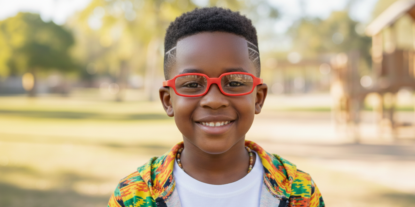 Full Rim Rectangle Magneto Classic Kids Eyeglasses