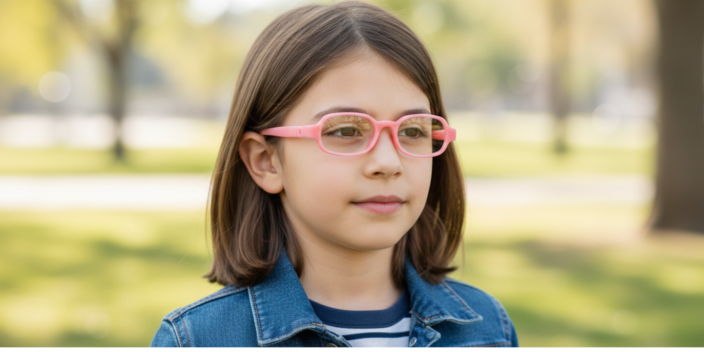 Full Rim Oval Magneto Classic Kids Eyeglasses