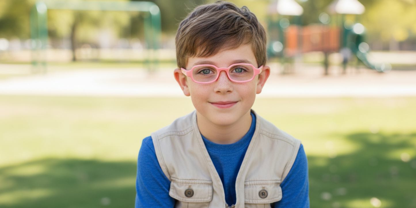 Full Rim Oval Magneto Classic Kids Eyeglasses