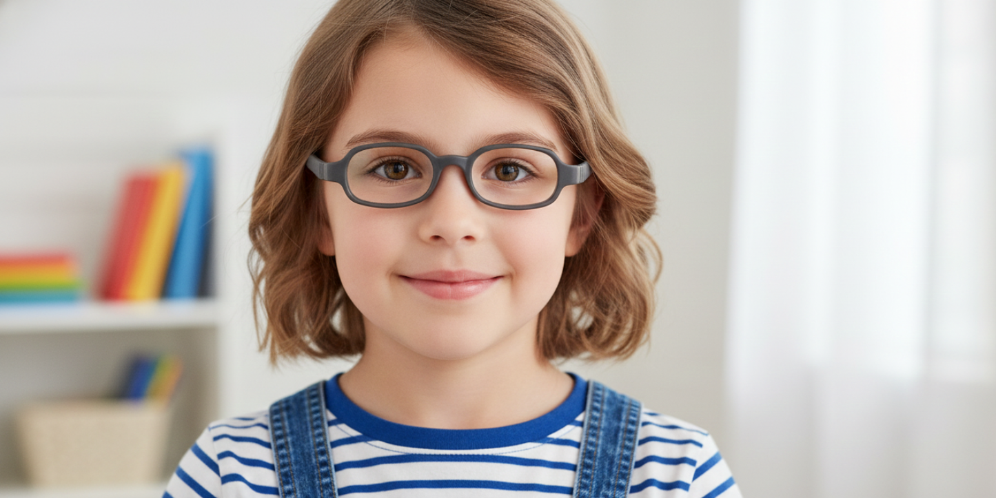 Full Rim Oval Magneto Classic Kids Eyeglasses