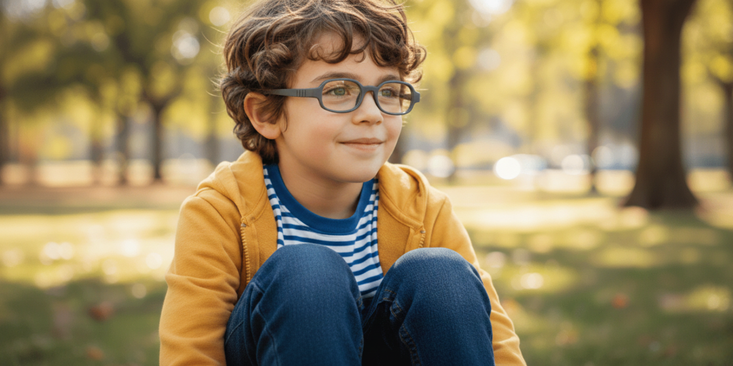 Full Rim Oval Magneto Classic Kids Eyeglasses